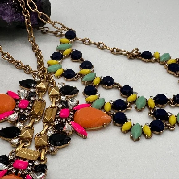 Bold Bright festival necklaces bundle of 4 neon - Picture 7 of 7